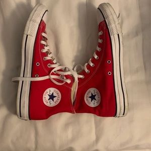 Red High Tops Converse